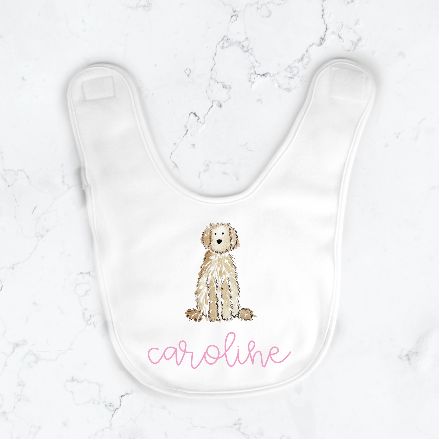 Personalized Doodle Baby Bib