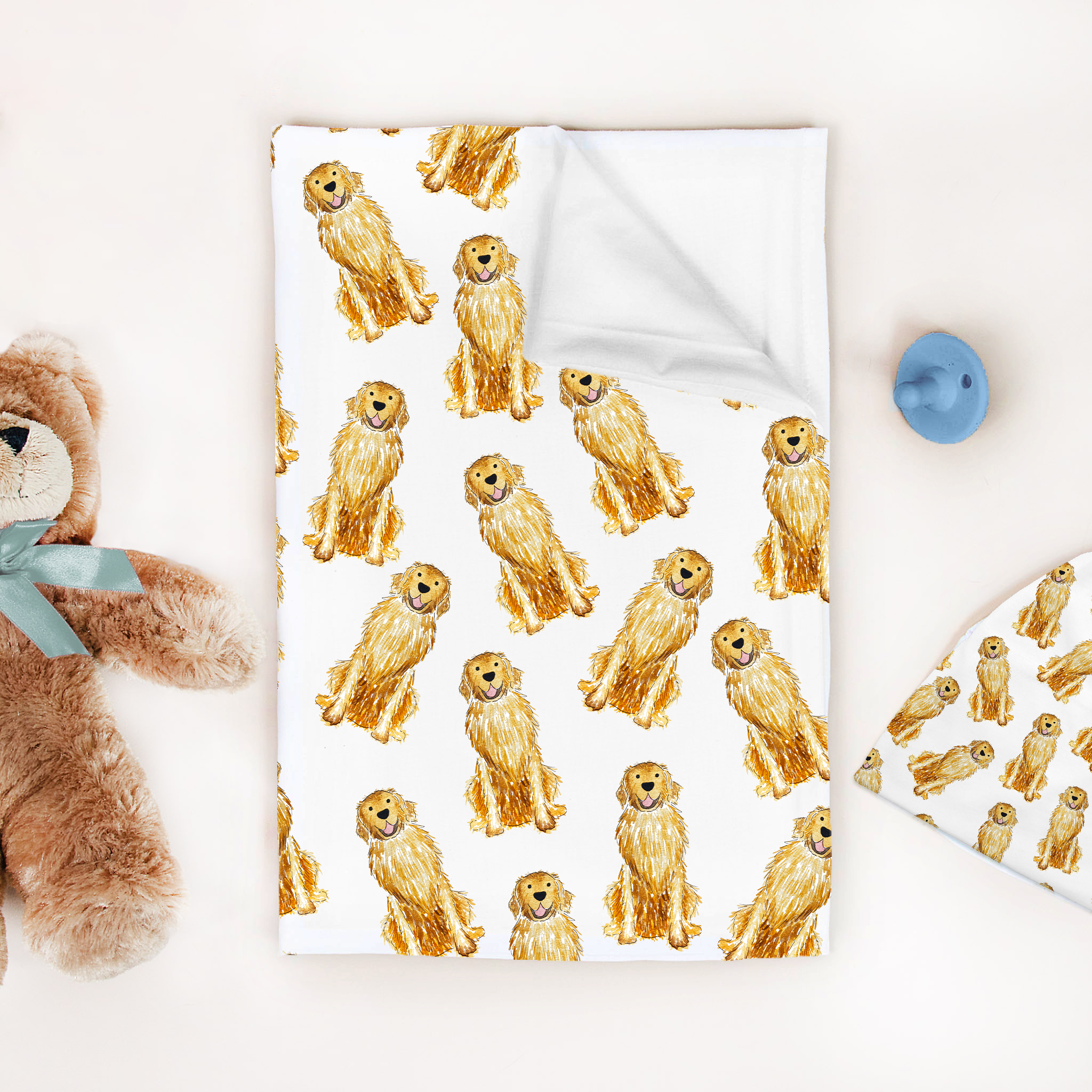 Golden retriever deals swaddle