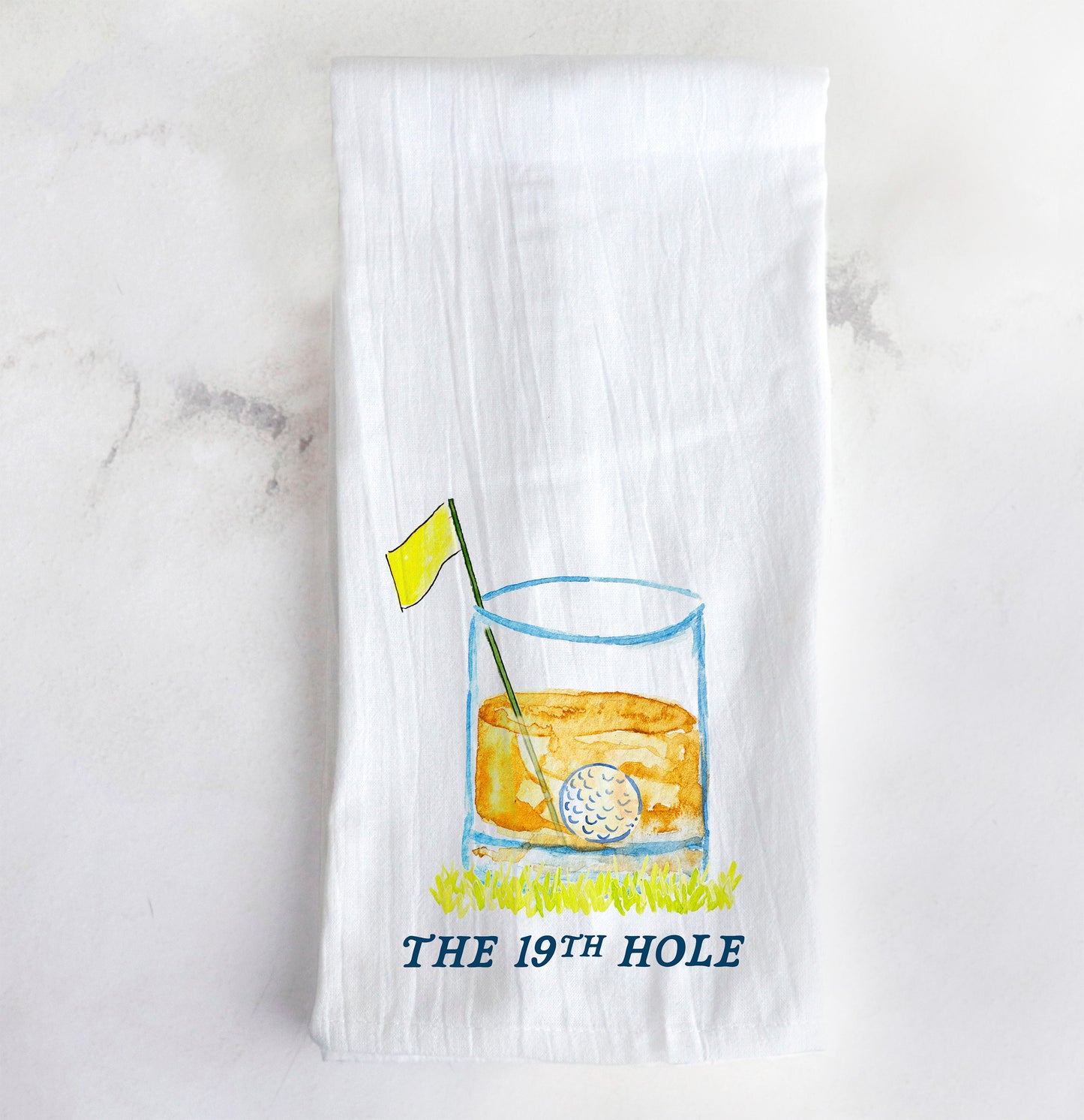 Golf 19th Hole Tea Towel