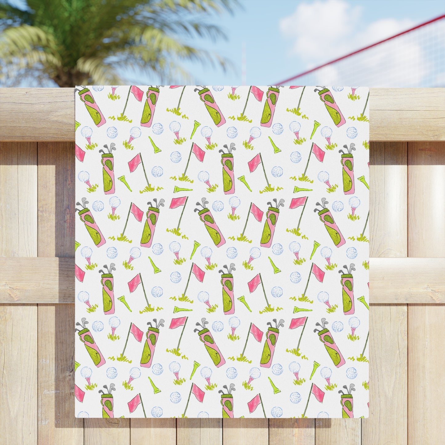The Birdie Pattern Beach Towel
