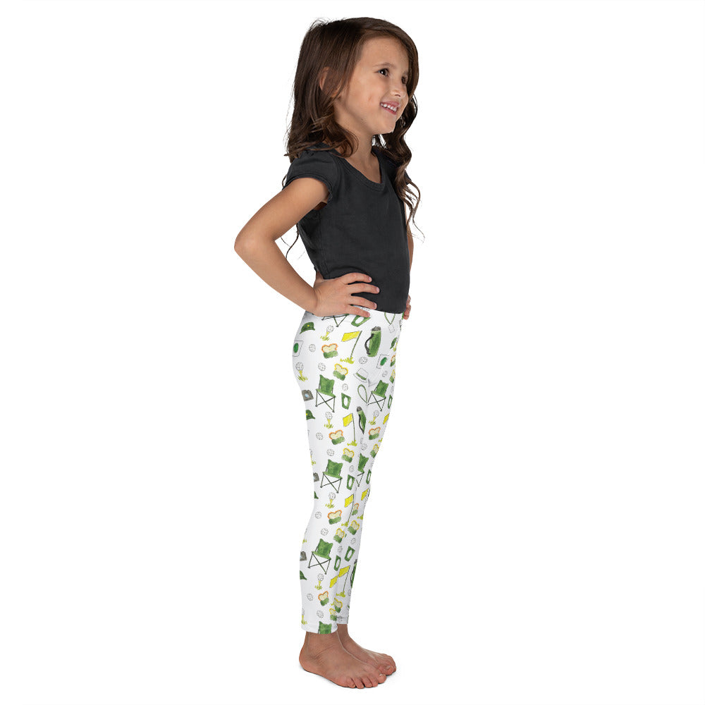 Golf Patron Pattern Kid's Leggings