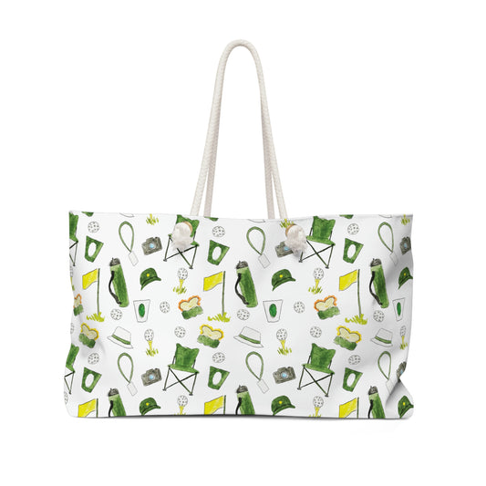 Golf Patron Pattern Weekender Bag