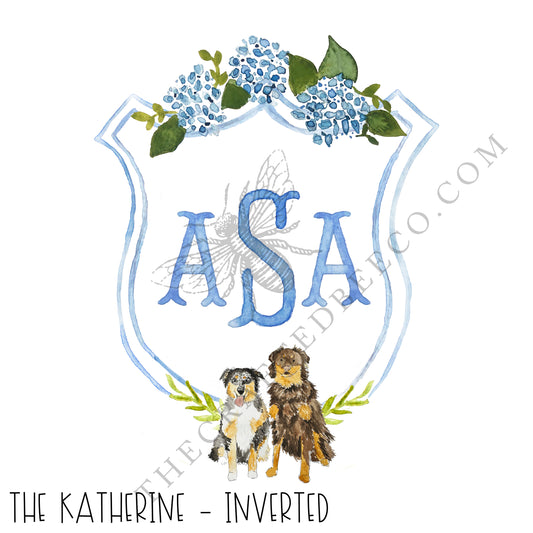 The Katherine - Inverted Semi-Custom Crest Digital Files