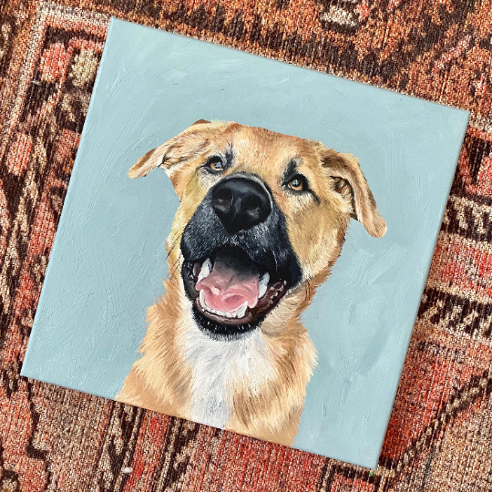 Custom Pet Portrait Rug