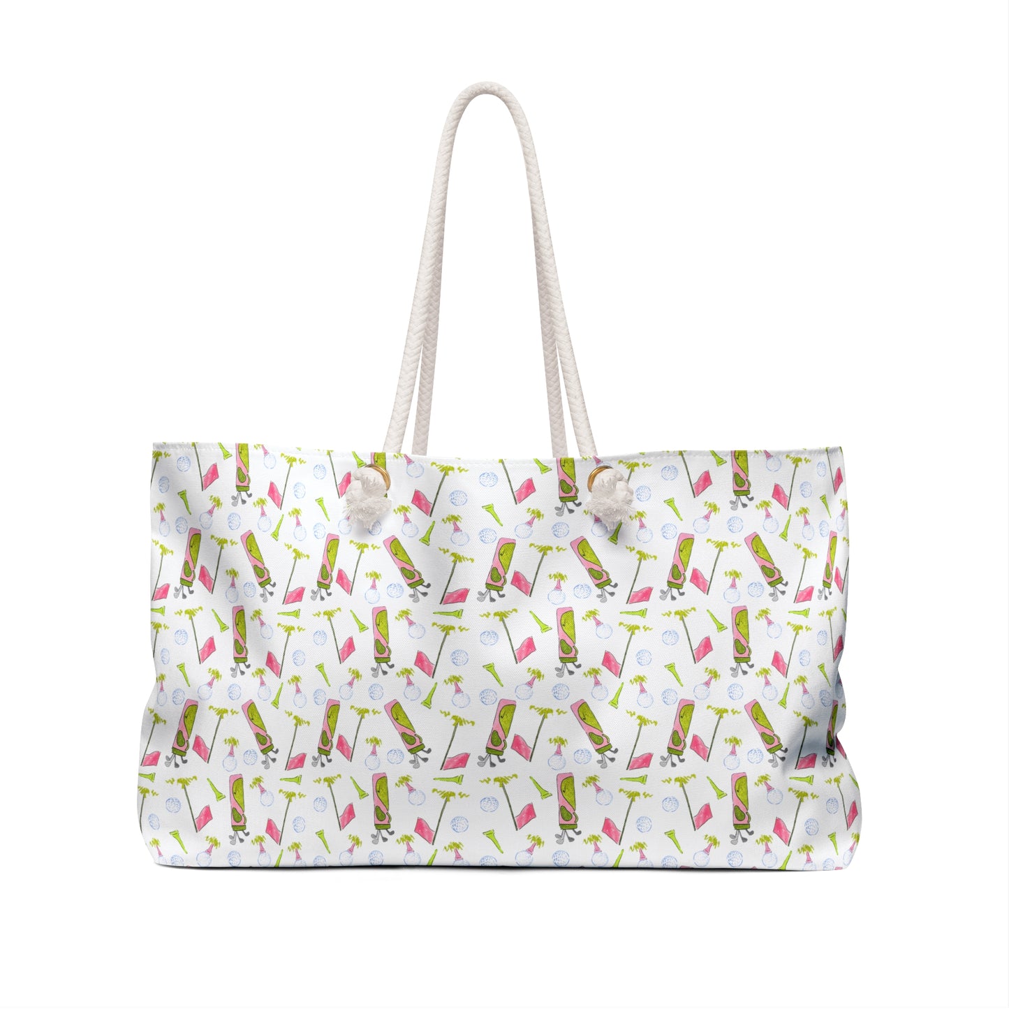 The Birdie Pattern Weekender Bag