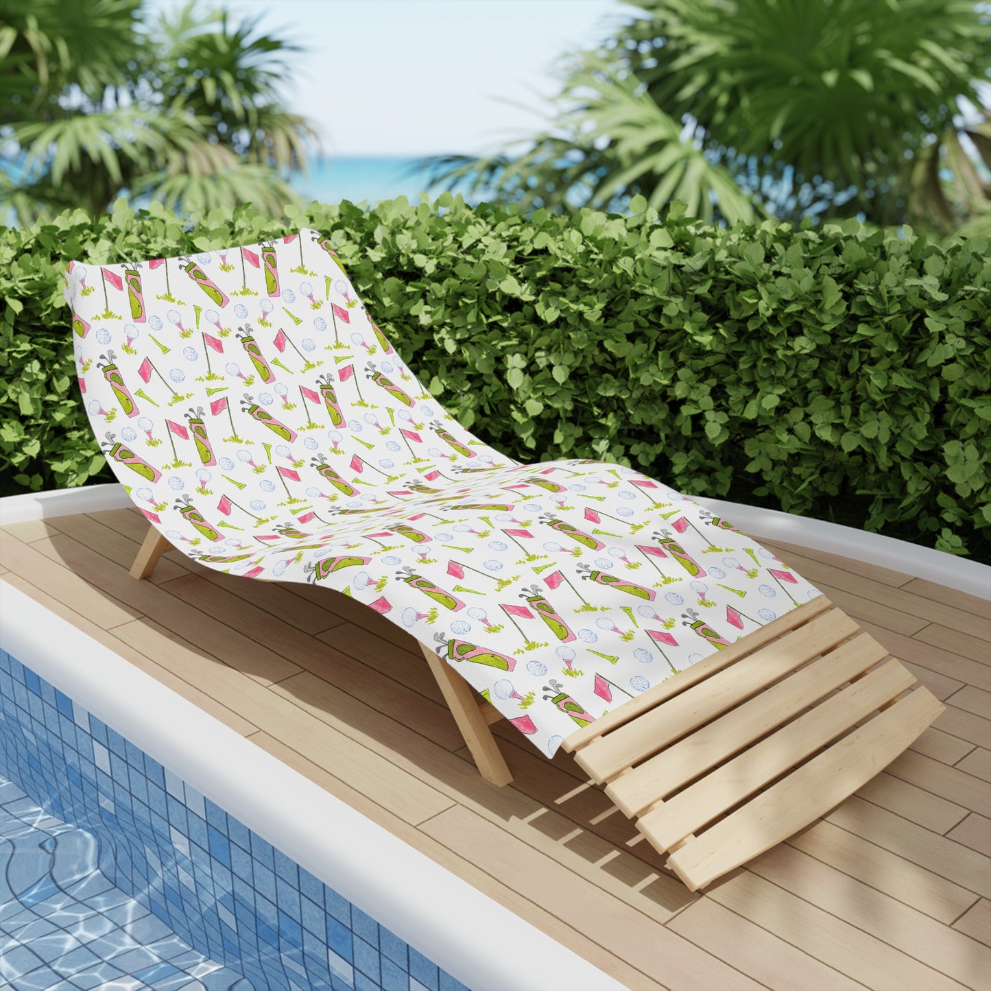 The Birdie Pattern Beach Towel
