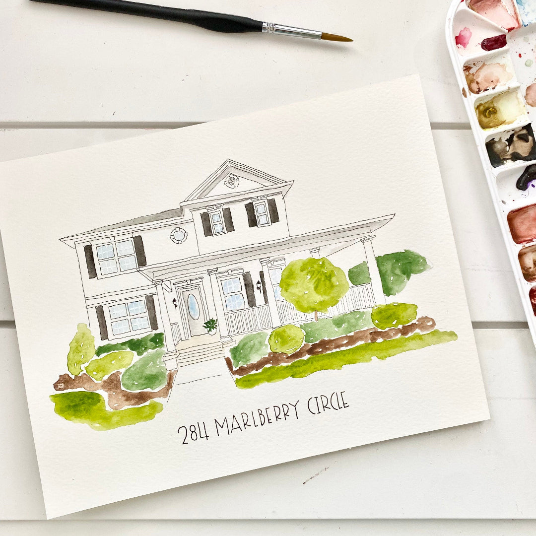 Personalized housewarming gift artwork