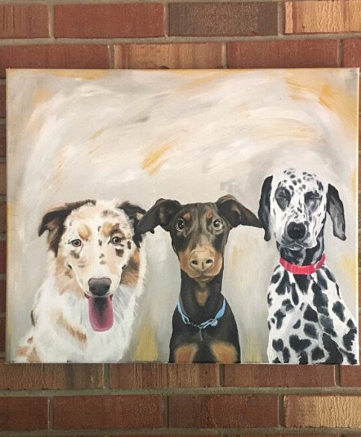 20 x 24 Custom Oil Painted Pet Portrait
