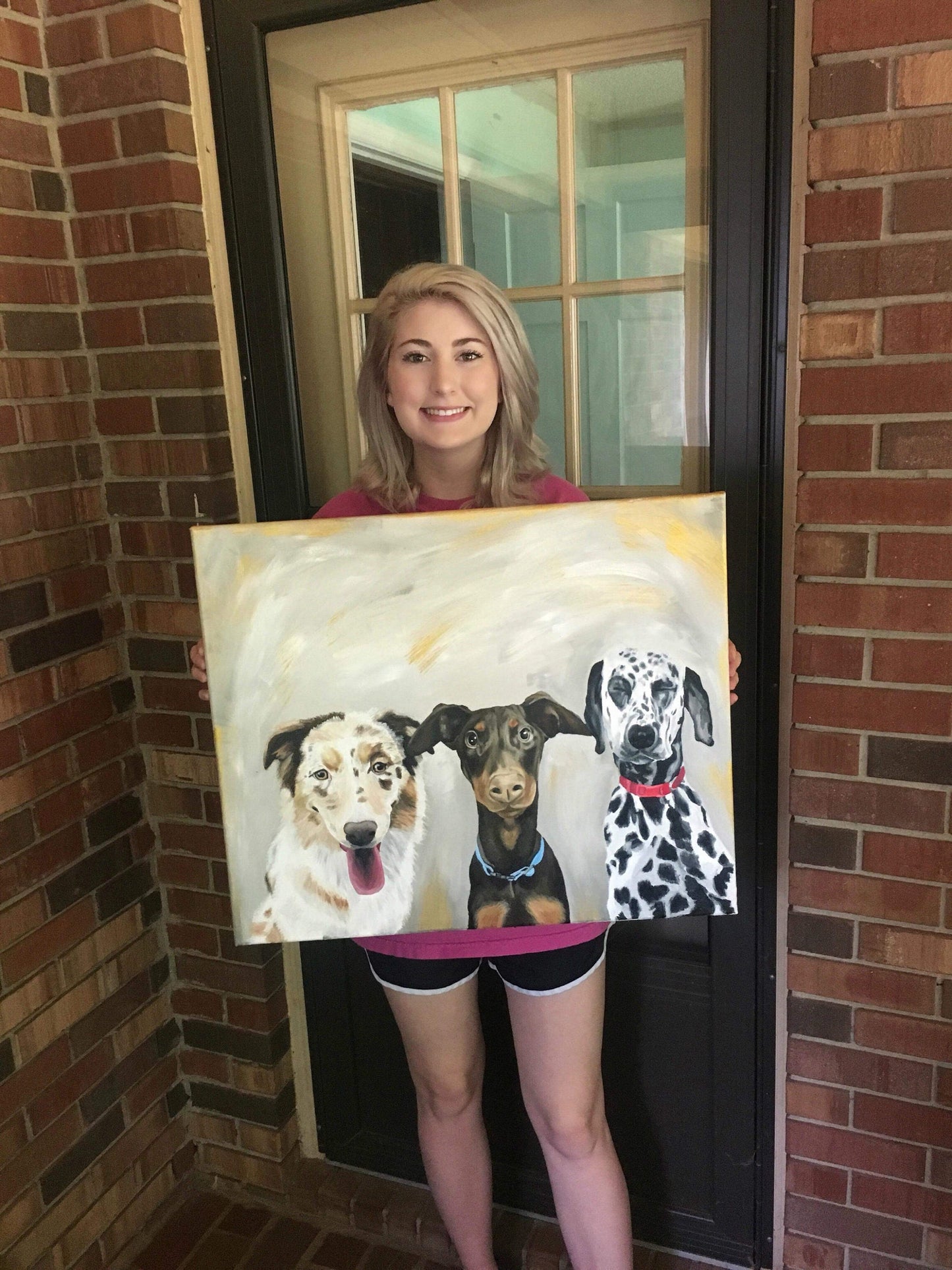 20 x 24 Custom Oil Painted Pet Portrait
