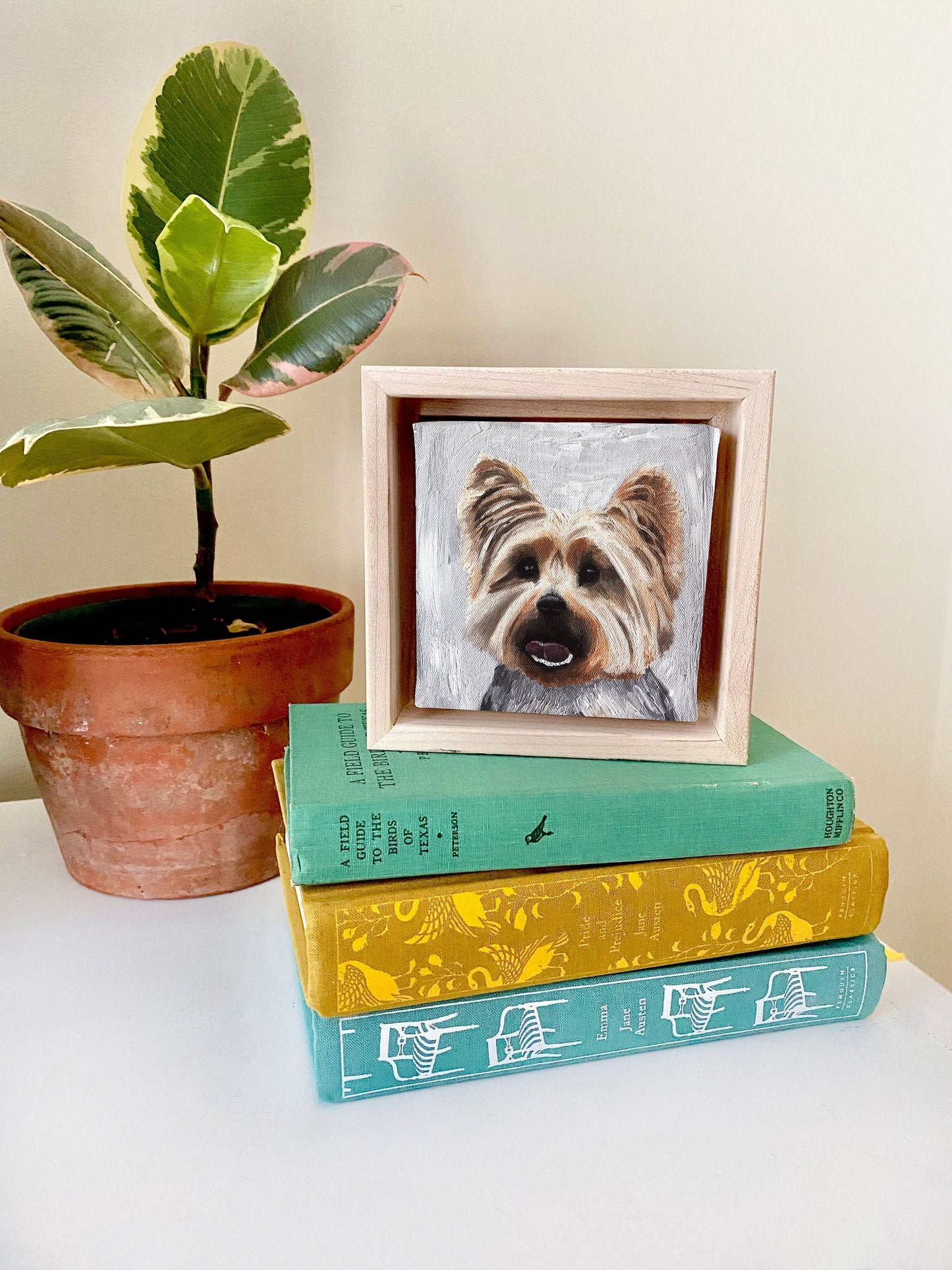 4 x 4 Custom Oil Painted Pet Portrait