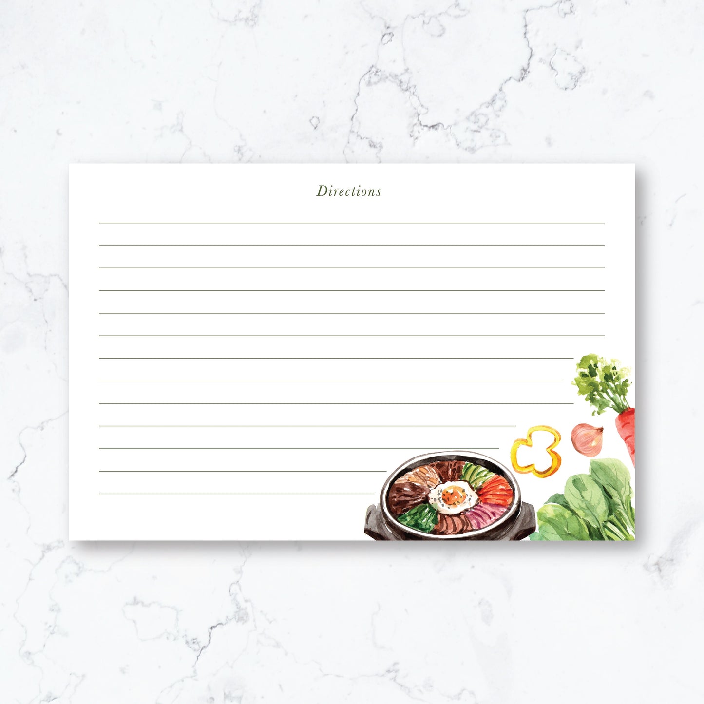 Personalized Cooking Recipe Box Cards