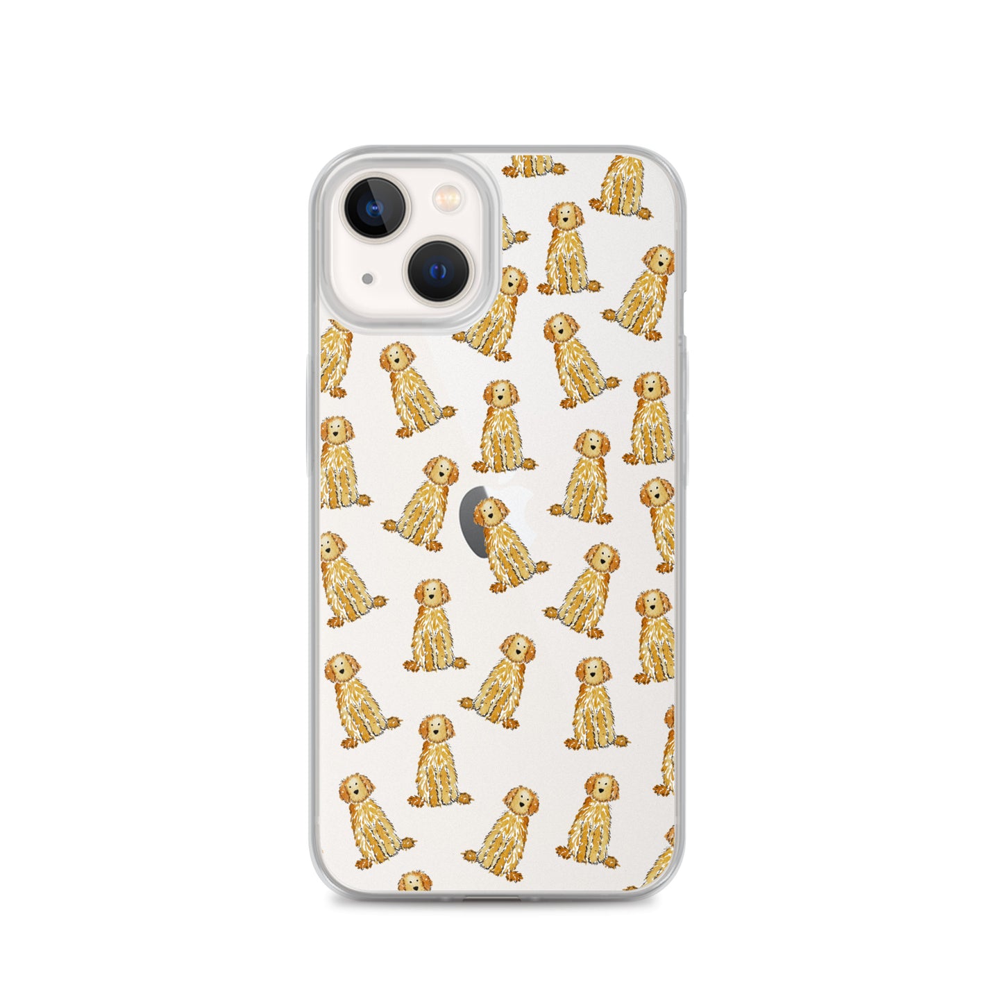 Apricot Doodle iPhone Case