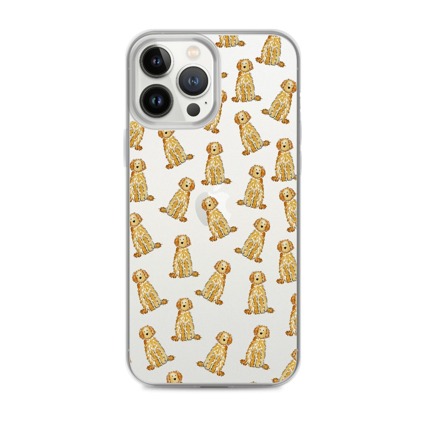 Apricot Doodle iPhone Case
