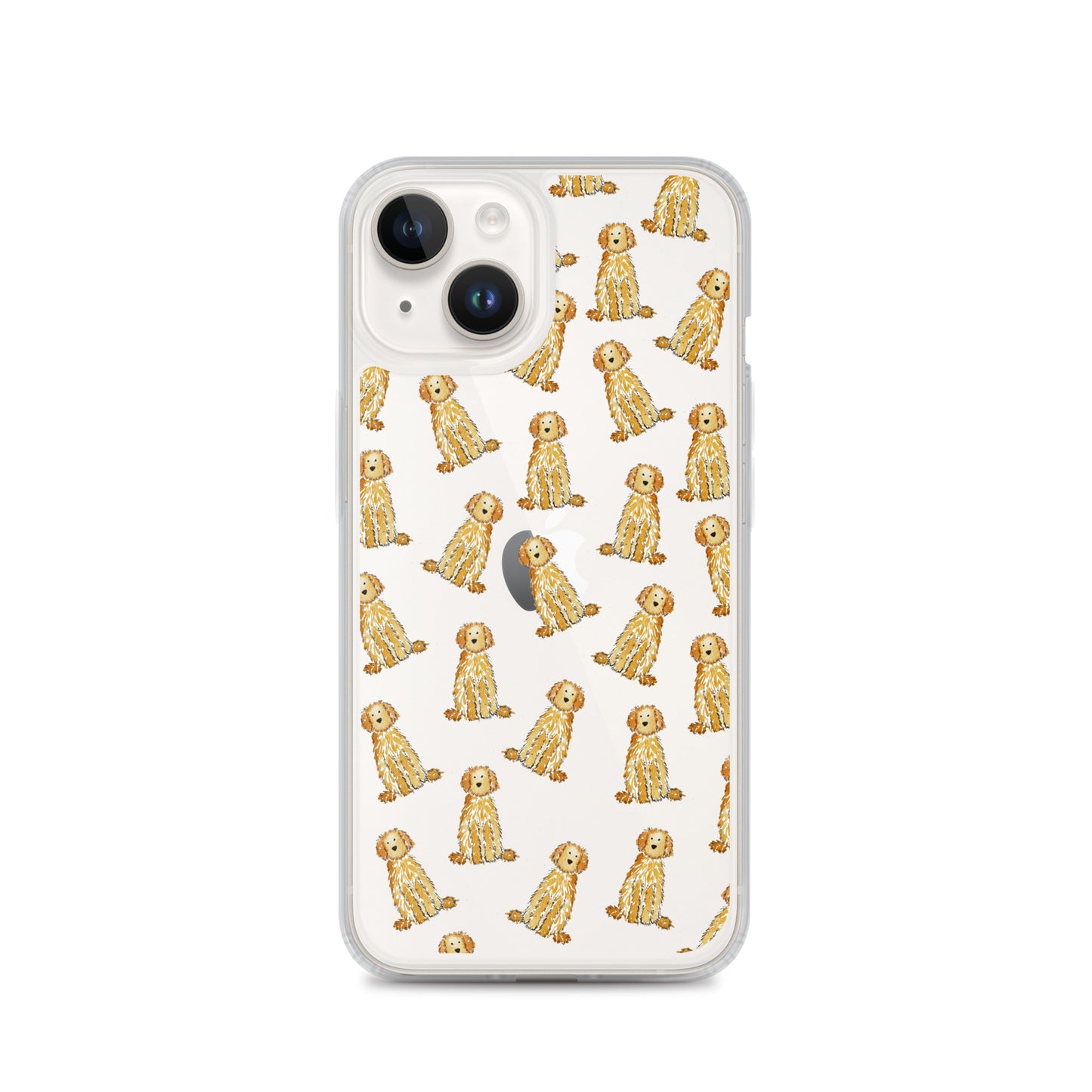 Apricot Doodle iPhone Case