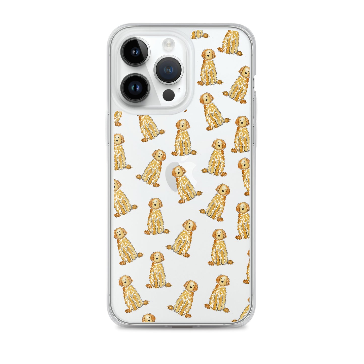 Apricot Doodle iPhone Case