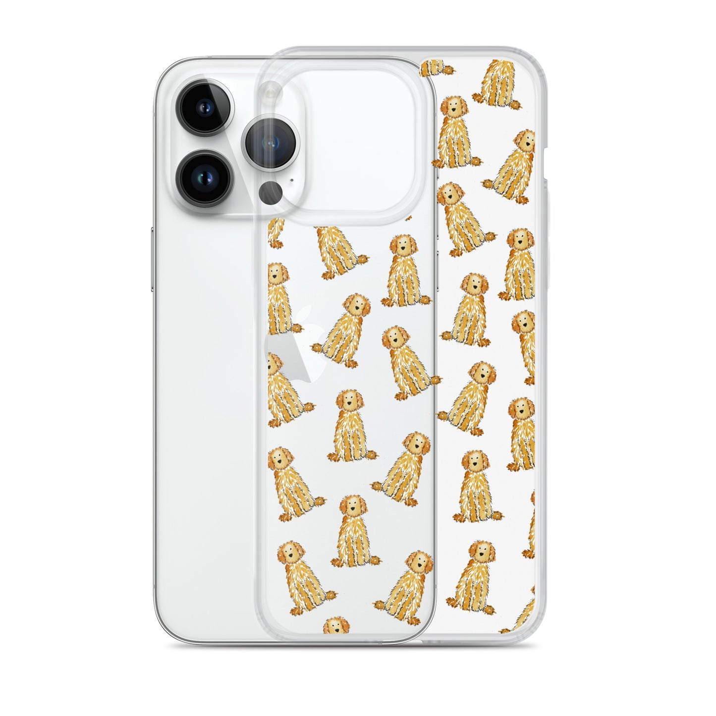 Apricot Doodle iPhone Case