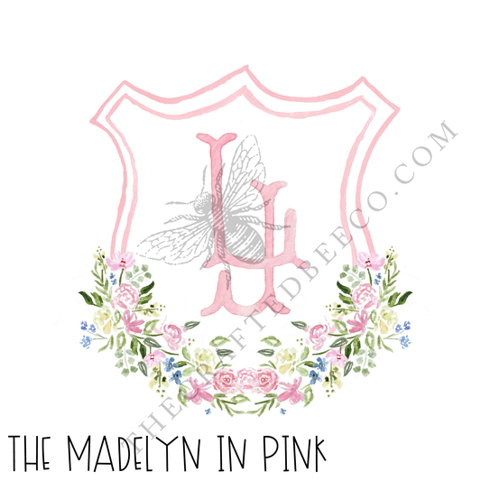 The Madelyn in Pink Semi-Custom Crest Digital Files