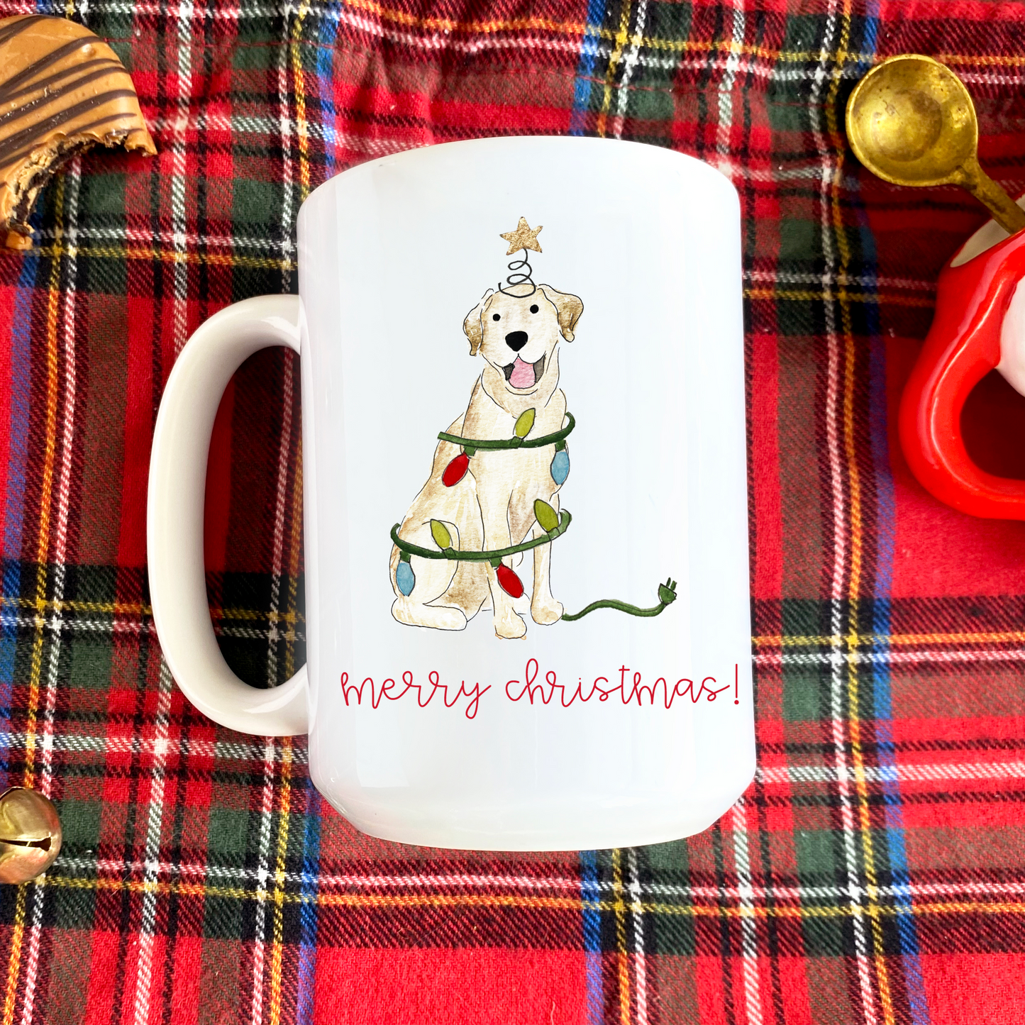 Festive Christmas Lab Mug