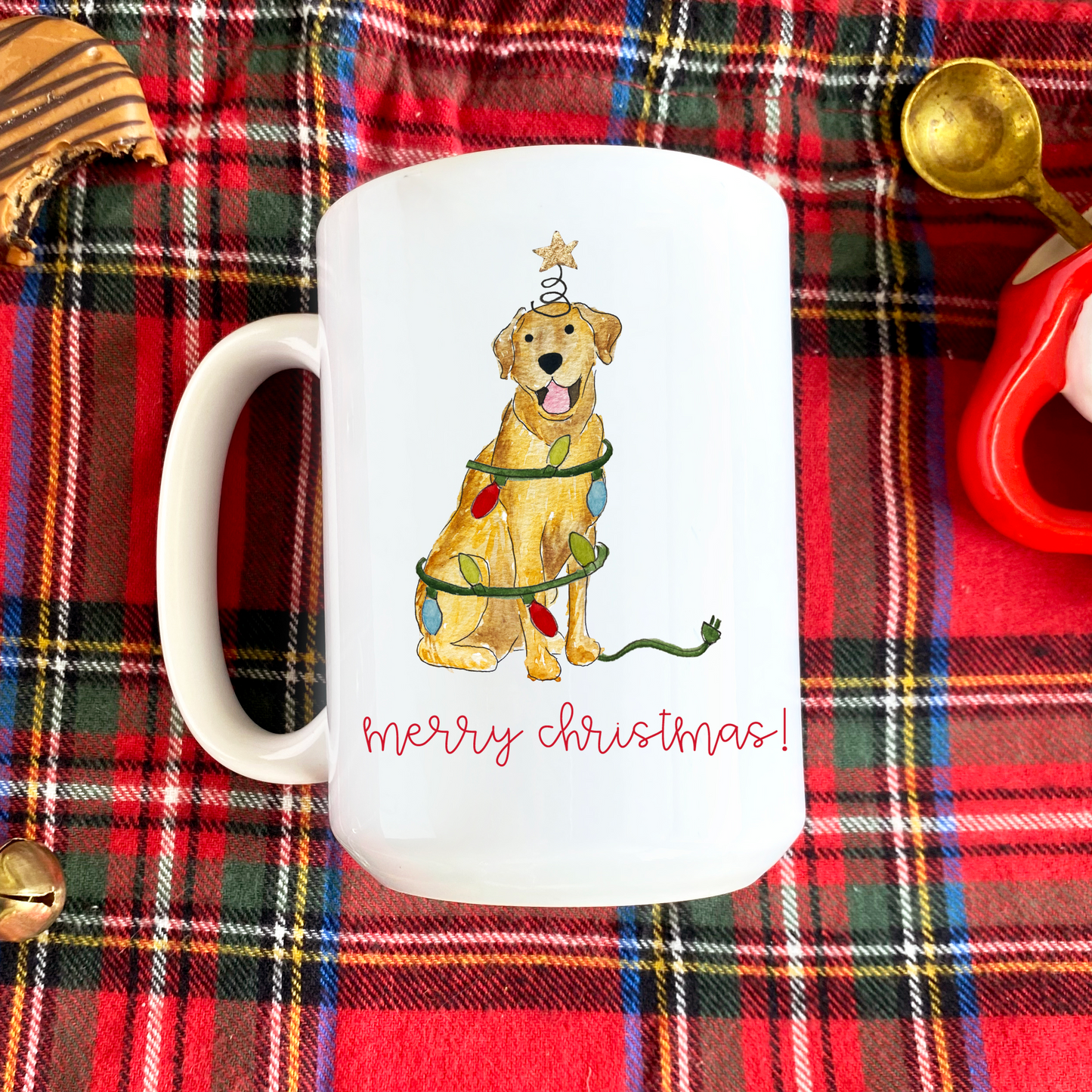 Festive Christmas Lab Mug