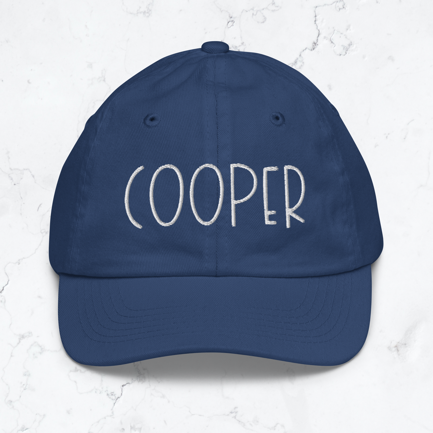 Monogrammed Youth Cap