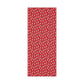 Festive Christmas Black Parti Spaniel Gift Wrap - Red