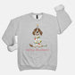 Festive Christmas Brown Parti Spaniel Gildan Sweatshirt