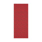 Festive Christmas Black Lab Gift Wrap - Red