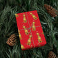 Festive Christmas Vizsla Gift Wrap - Red