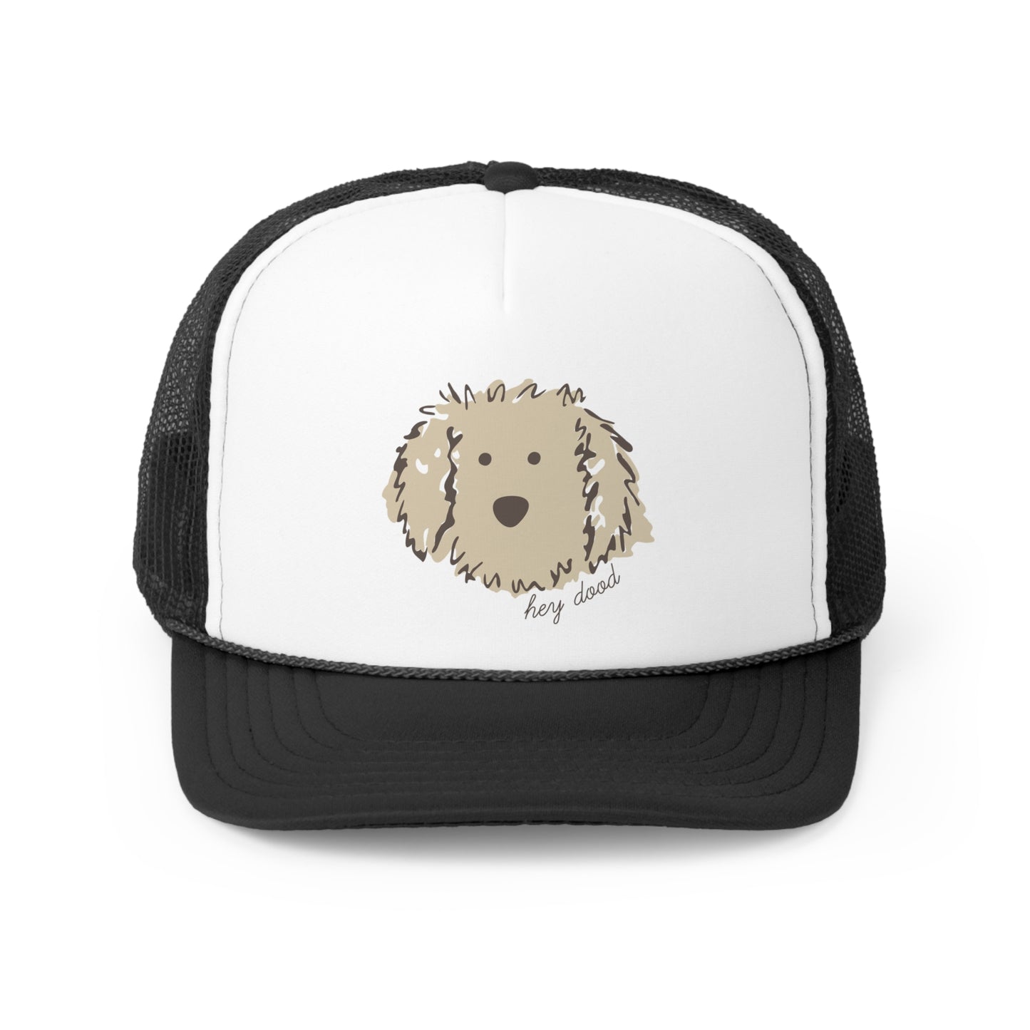 Hey Dood Cream Doodle Trucker Cap