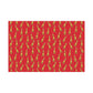 Festive Christmas Vizsla Gift Wrap - Red