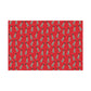 Festive Christmas Liver Roan German Shorthaired Pointer Gift Wrap - Red