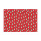 Festive Christmas Brown Parti Spaniel Gift Wrap - Red