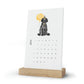 Black Doodle Calendar (2024)