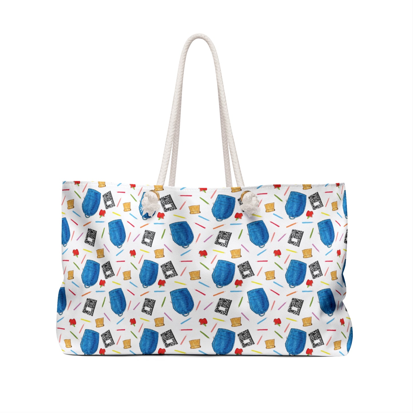 Back to School Pattern Weekender Bag