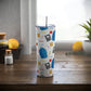 Back to School Pattern Skinny Steel Tumbler