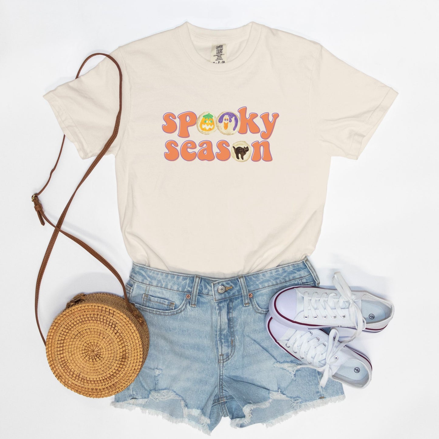 Halloween Spooky Cookie Comfort Color Tee