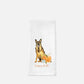Pumpkin German Shepherd Tea Towel