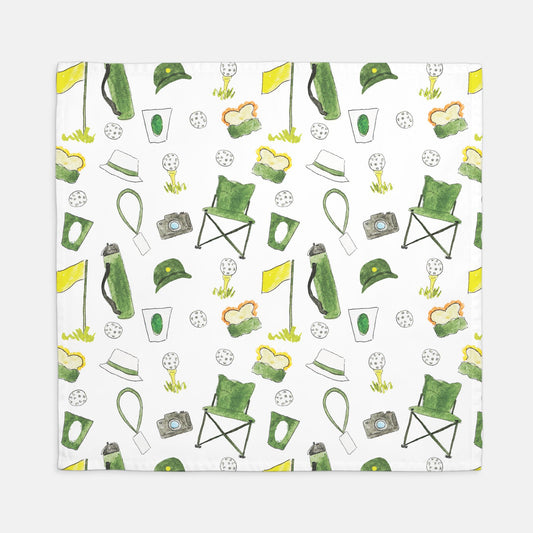 Golf Patron Pattern Cloth Napkin  (2PK)