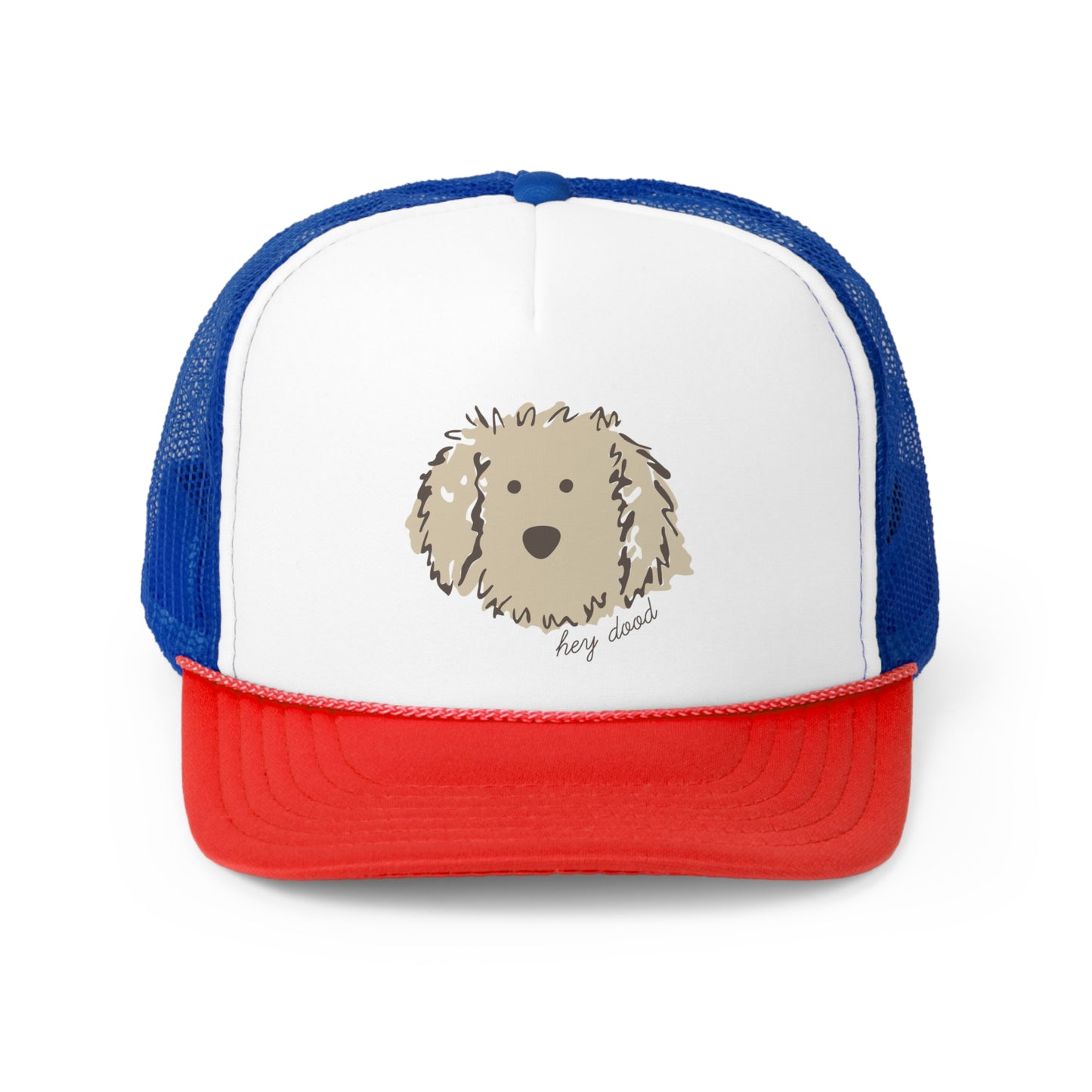 Hey Dood Cream Doodle Trucker Cap