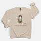 Festive Christmas Bernadoodle Gildan Sweatshirt