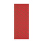 Festive Christmas Chocolate Lab Gift Wrap - Red