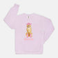 Howdy Cowgirl Golden Retriever Comfort Color Crewneck Sweatshirt