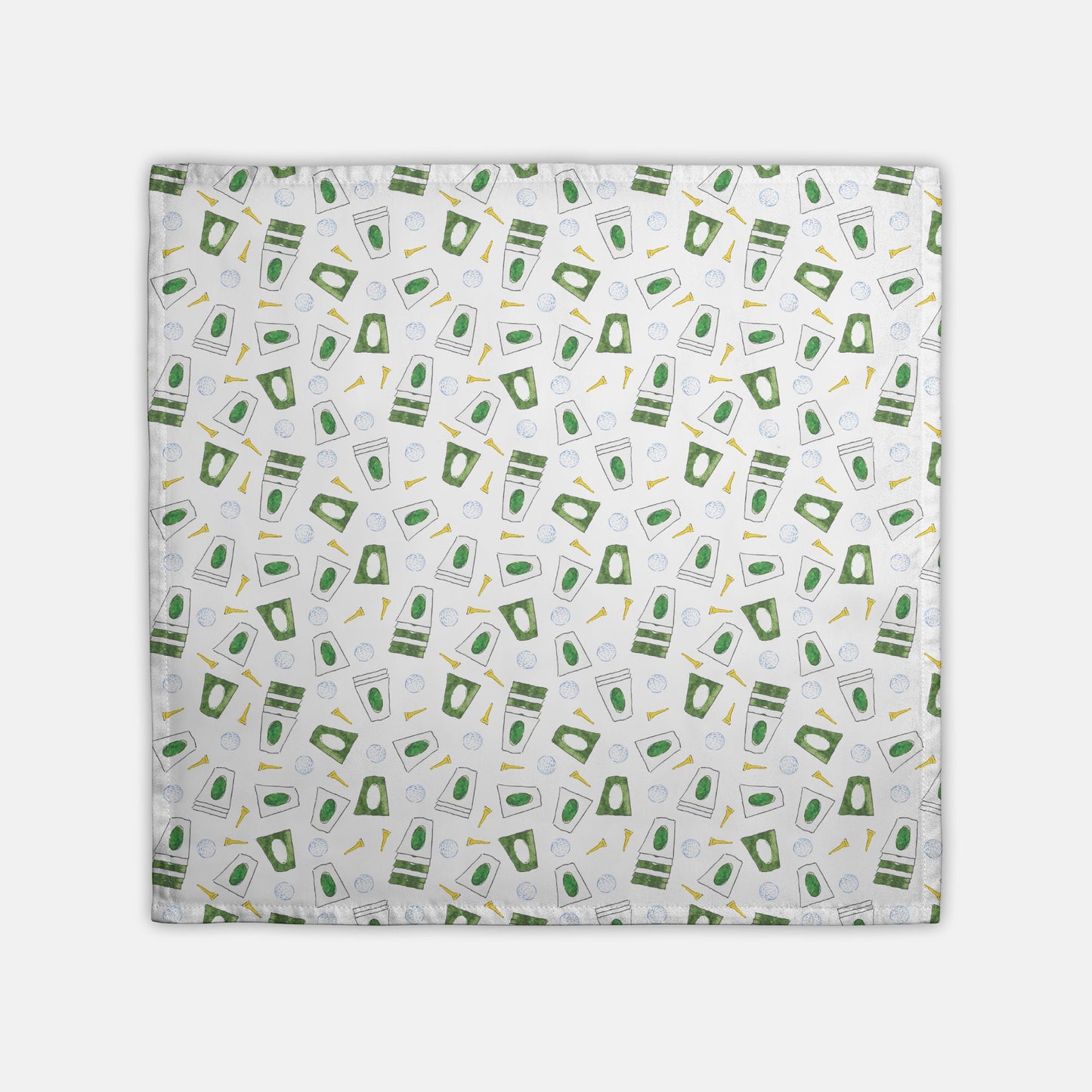 Golf Partee Cups Pattern Hostess Towel