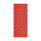 Festive Christmas Apricot Doodle Gift Wrap - Red
