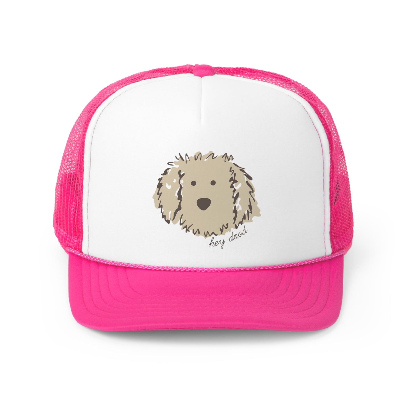 Hey Dood Cream Doodle Trucker Cap