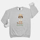 Howdy Cowboy Brown Parti Spaniel Gildan Sweatshirt