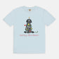 Festive Christmas Black Doodle Comfort Color Tee