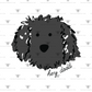 Hey Dood Black Doodle Comfort Color Sweatshirt