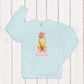 Howdy Cowgirl Golden Retriever Comfort Color Crewneck Sweatshirt