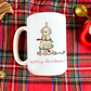Festive Christmas Doodle Mug